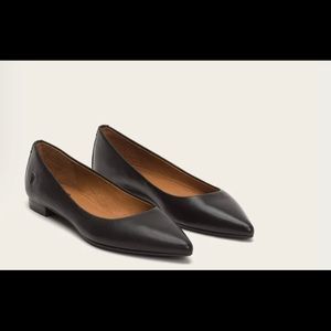 Frye Sienna Ballet Size 8 Black, Like New